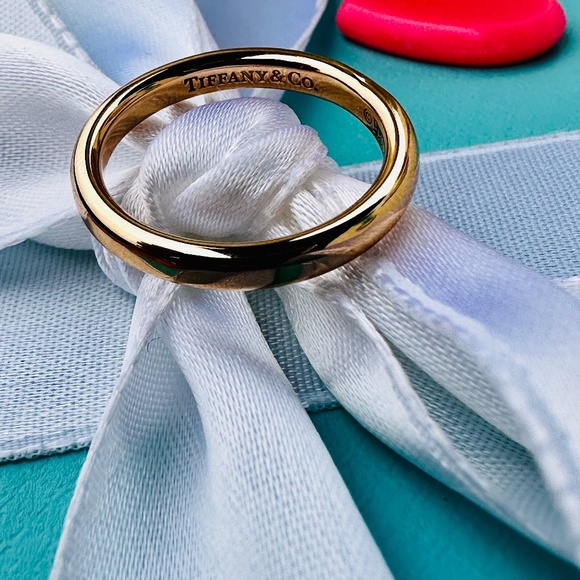 Tiffany & Co. Elsa Peretti Gold Diamond Band ring, 5.75 - Picture 6 of 7